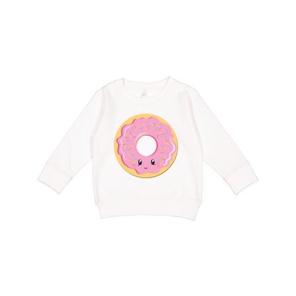 Inktastic Light Pink Donut Toddler Sweatshirt