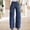 Dark Blue, variant on Retro Washed Mid Waist And Loose Pleated Banana Style Versatile Jeans Womens Pants Patterns Womens Casual Harem Baggy Pants