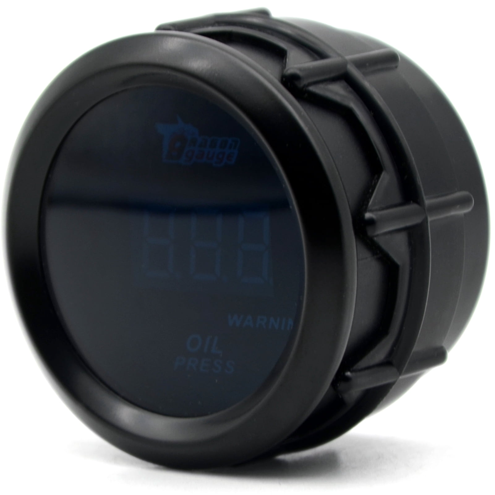 “2” 52mm Auto Car Digital Oil Pressure Gauge with Sensor - LCD Display, 0~120PSI Range, Black