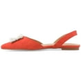 thumbnail image 3 of Journee Womens Hannae Sling Back Pointed Toe Flats, Widths Available, 3 of 9