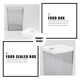 thumbnail image 5 of 1pc Caja de almacenamiento de alimentos para el hogar Caja de conservación de cocina transparente Caja de alimentos, 5 of 5