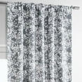 thumbnail image 4 of Half Price Drapes Floral Printed Botanic Grey Room Darkening Curtains for Bedroom(1 Panel),50W X 84L, 4 of 10