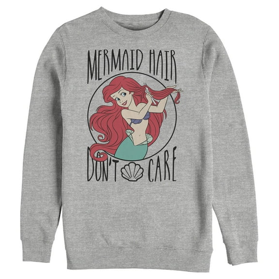 Men's The Little Mermaid Ariel Hair Don't Care Sweatshirt