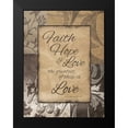 thumbnail image 2 of Grey, Jace 15x18 Black Modern Framed Museum Art Print Titled - Darker Faith Hope Love, 2 of 5