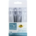 Clear Mini Appetizer Spoons, 24 pk