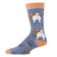 thumbnail image 4 of OoohYeah Men's Funny Doggy Crew Socks, Not A Fart, Novelty Cute Cotton Fuzzy Socks for Dog Lover, 4 of 4