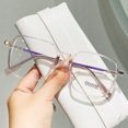 thumbnail image 1 of Tendencia De Moda anti-Azul Luz Transparente Marco Grande Gafas, 1 of 4