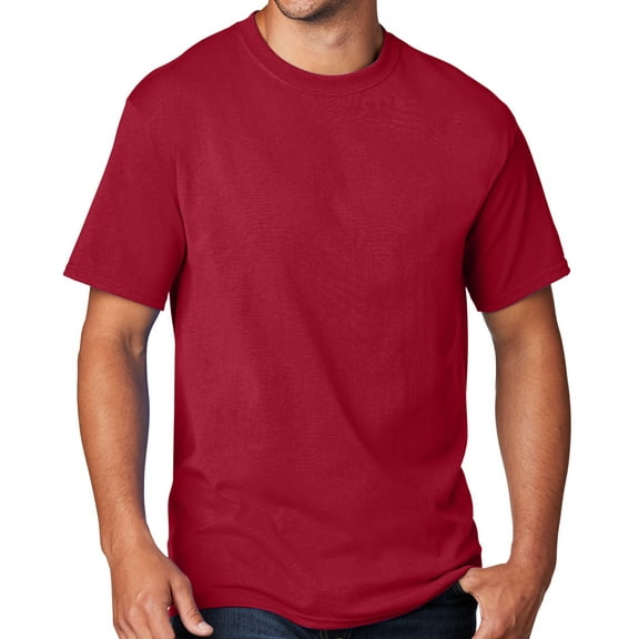 Men's Regular Guy Classic T-shirt, 4XL Red