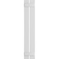 thumbnail image 5 of Ekena Millwork 11 1/4"W x 55"H True Fit PVC Two Board Spaced Board-n-Batten Shutters, White (Per Pair - Hardware Not Included), 5 of 8