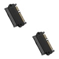 thumbnail image 1 of Methold Professional SAS to SATA 180 Degree Angle Adapter Motherboards Black Card Tipo 1 2piezas, 1 of 6