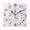 Black, variant on Multicolored Web Wall Clock Square Clock Decoration Creative Clock Dual Use Black Pointer 7.78in
