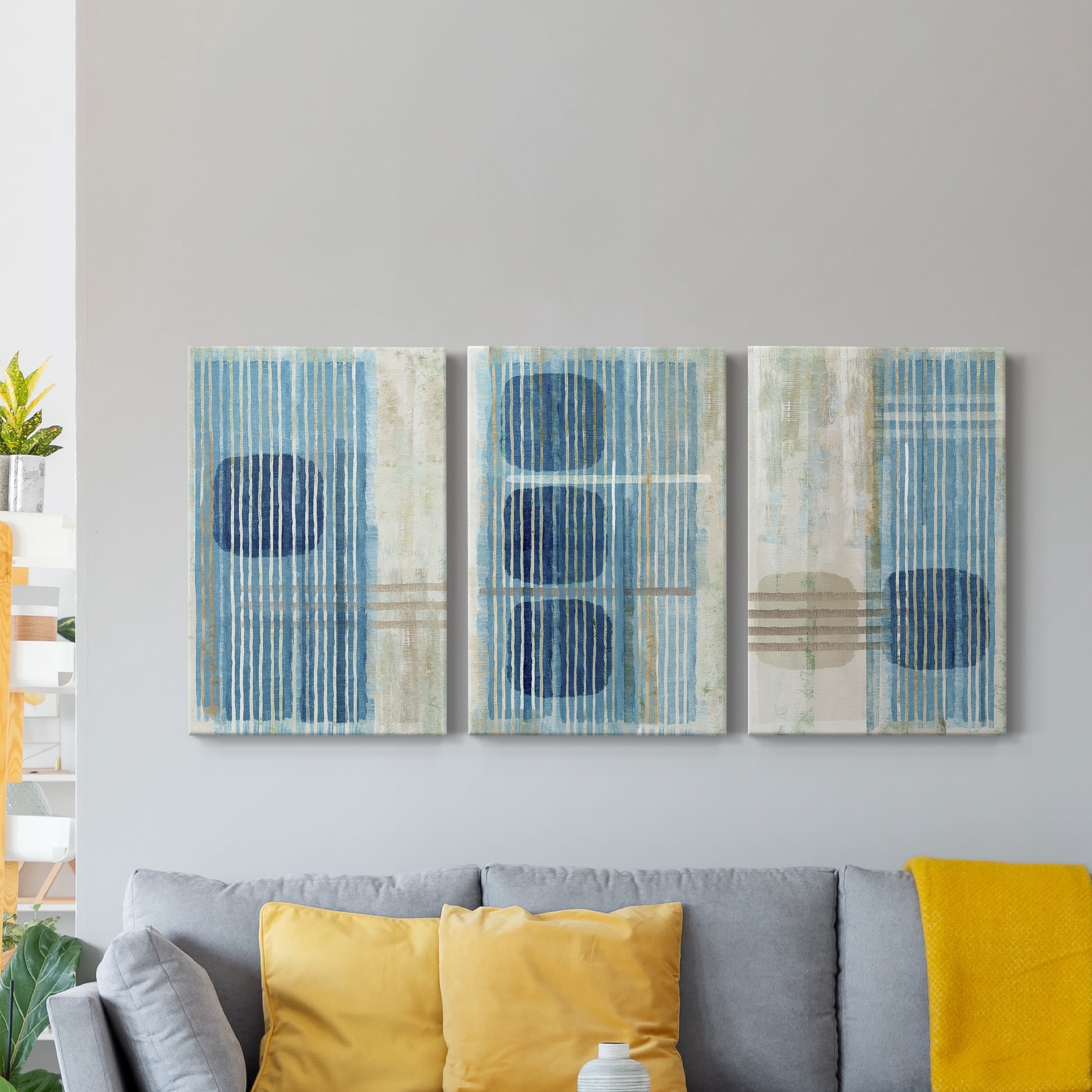 Blue Blue Horizon I Premium Gallery Wrapped Canvas - Ready to Hang - 18 x 27 Each