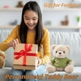 thumbnail image 6 of Personalized Teddy Bear as Customized Gifts for Women Men with Text as Gifts for Valentines Day Christmas (10 IN--Text), 6 of 6
