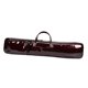 thumbnail image 4 of Bolsa de transporte para flauta, bolsa para flauta con bolsillo lateral, impermeable, de cuero PU, con asa, bolsa de transporte para flauta portátil rojo oscuro, 4 of 8