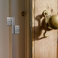 thumbnail image 4 of FENGGUIQU 1Par Bisagras Para Puertas Interiores De Inoxidable Color Plata, 4 of 8