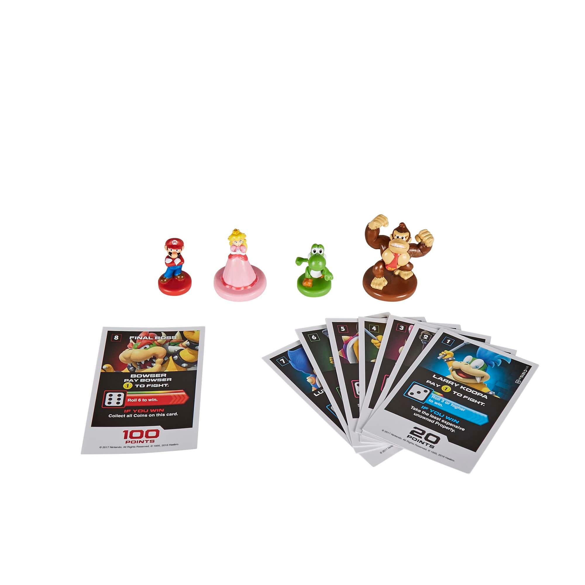 Super Mario Bros Monopoly Gamer Premium Edition Board Game Hasbro feat  Bowser