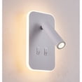 thumbnail image 3 of Lámpara de lectura de cabecera montada en la pared, luz de lectura de pared LED para cama, aplique de pared enchufable, luz de lectura de cama Luz de libro-tricolor, 3 of 5