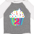 thumbnail image 4 of Inktastic 2nd Birthday cupcake Boys or Girls Long Sleeve Baby Bodysuit, 4 of 5