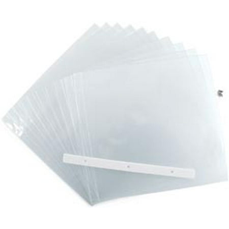 Colorbok Top Loading 3-Hole Page Protectors, 12" x 12