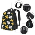 thumbnail image 4 of Daiia Lilies Flowers Backpack for Men and Women -Durable Backpack Large Capacity, Water-Resistant Bag with Adjustable Straps and Laptop Compartment, 4 of 9