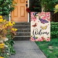 thumbnail image 7 of AZXY Spring Welcome Garden Flag 12x17.7 Inch, Cherry Blossom with Butterfly Print Outdoor Yard Flag for Front Yard Porch Patio Spring Easter Decorations, 7 of 7