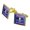 Gold, variant on Hang in There Bat Funny Humor Square Cufflink Set - Silver or Gold