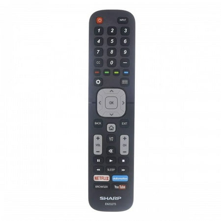 Original SHARP EN2G27S TV Remote Control compatible with Hisense TVs 43H5C, 43H7C, 50H5C, 50H6B, 50H7GB, 50H8C, 55H5C, 55H6B, 55H7B, 55H8C, 55H9B, 65H10BLC50N6000, 65H7B