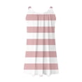 thumbnail image 4 of Clearance 2025! ZVNAΖH Women's Sleeveless Summer Dresses Casual Striped Print T Shirt Dress Pleated Crew Neck Beach Dress, 4 of 4