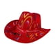 thumbnail image 2 of Sombrero de vaquero navideño, moderno y casual, para espectáculos escénicos. Serpiente colorida, 2 of 9