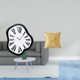 thumbnail image 2 of Reloj de pared acrílico de lujo con diseño distorsionado y funda de cojín. Funda de almohada con reloj creativo y fundido para decoración del hogar, l, 2 of 8