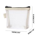 thumbnail image 4 of Birdeem Cosmetic Mesh Storage Bag Portable Travel Compact Lipstick Storage Bag Key Card Zipper Bag, 4 of 10