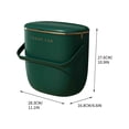 thumbnail image 2 of Danhjin Storage Kitchen Garbage Bin Hanging Type Household Wall Mounted Storage Bin With Lid, Toilet, Bathroom Wall Hanging Semi-automatic Packaging, 2 of 2