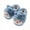Sky Blue, variant on Zwiiyzr Girls/Boys/Babies Fluffy Slippers Fall/Winter Warm Indoor Non Slip Cute Plush Slippers Fuzzy House Slippers for Toddler/Little Kid/Big Kid Green