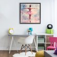 thumbnail image 3 of Stupell Industries Eclectic Elegant Ballet Dancer in Motion Black Floating Frame Canvas Art, 25 x 25, by Creative Studio, 3 of 8