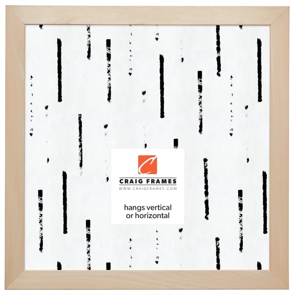 Craig Frames DIY Unfinished Wood Picture Frame, 12 x 12 Inch, Natural