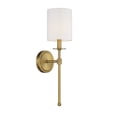 thumbnail image 5 of Trade Winds Lighting 1-Light Wall Sconce In Natural Brass, 5 of 6