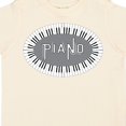 thumbnail image 4 of Inktastic Piano Keys Oval Boys or Girls Toddler T-Shirt, 4 of 5