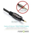 thumbnail image 4 of FosPower (3 Feet) 24K Gold Plated Toslink to Mini Toslink Digital Optical S/PDIF Audio Cable with Metal Connectors & Strain-Relief PVC Jacket - 1 Pack, 4 of 7