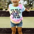 thumbnail image 6 of ALLTB Cute Birthday Girl Outfit for Kids Its Me Hi I'm the Birthday Girl Short Sleeve Shirt Letter Printed Princess Happy Party T-Shirt, 6 of 7