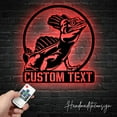 thumbnail image 2 of Handmadetneonsign Custom Iguana Lizard Metal Wall Art LED Light - Personalized Lizard Name Sign Home, 2 of 3
