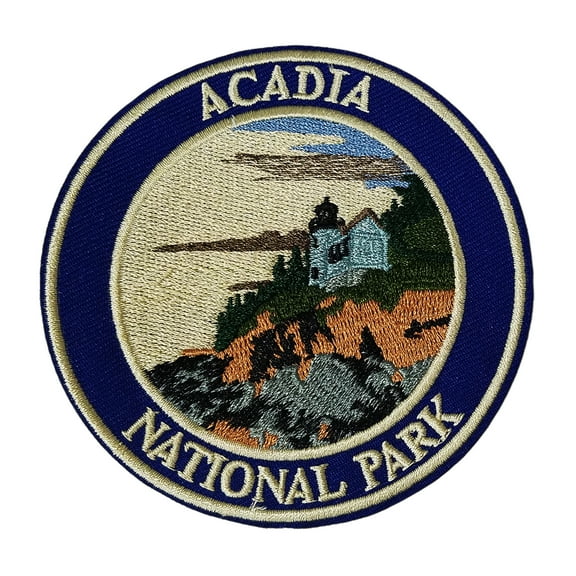 Acadia National Park, Maine Embroidered Patch Iron/Sew-On Applique Souvenir