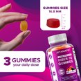 thumbnail image 3 of Vitamatic | 2 Pack Prebiotic Fiber Gummies for Adults - 7G Fiber Extra Strength - Zero Sugar Added - 60 Pectin Based Gummies - Digestive Health & Regularity Support, 3 of 10