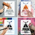 thumbnail image 3 of 6PCS Deer Mountain Animal Stencils - A4 Size Wood Burning Stencils for Painting on Wood Crafts Wall Home Decors, 3 of 9