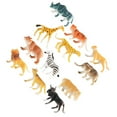 thumbnail image 1 of kurtrusly 12 Pieces Lifelike Assorted Animal Figures Sculpture for Cake Topper Garden, 1 of 9