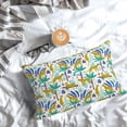 thumbnail image 5 of Pofeuu Summer Leopard Print Polyester Microfiber Plush Pillowcases, Super Soft and Cozy Pillow Case Covers with Envelop Closure（Pillow core not included）-14"x20", 5 of 6