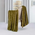 thumbnail image 2 of Superior Metallic Polka Dot Print Fleece Throw Blanket Sage / Throw, 2 of 2
