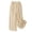 Beige, variant on Seductiva Casual Pants for Women Women's 2025 Nine Point Wide Leg Pants for Women's Summer End Retro Embroidered Loose Draped Cotton and Linen Pants for Women's Casual Pants 1PC