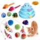 thumbnail image 2 of Juego de túnel de juguete para gatos, divertido juguete interactivo de peluche con forma de ratón, juguete vocal para gatos, 2 of 6