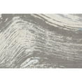 thumbnail image 3 of 4' X 6' Gray Ivory And Blue Abstract Area Rug, 3 of 10