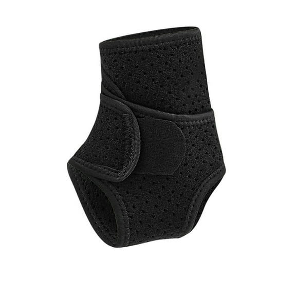 Hyasfey 1 Pc Ankle Support Brace for Men Women Adjustable Compression Ankle Wrap for Foot Pain Sprained Ankle Achilles Tendonitis